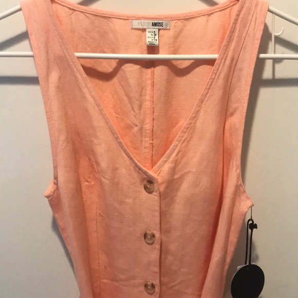 NWT Amuse Driftwood Sleeveless Dress - Picture 6 of 6